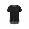 Tchibo - Športové tričko s krátkymi rukávmi 2 v 1 - pre dámy - veľ. XS - farba: čierna Tchibo - Športové tričko s krátkymi rukávmi 2 v 1 - pre dámy - veľ. XS - farba: čierna