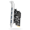 AXAGON řadič do PCIe pro 4x USB Typ-A / USB 5Gbps / PCEU-430RS / SP/ čip Renesas AXAGON řadič do PCIe pro 4x USB Typ-A / USB 5Gbps / PCEU-430RS / SP/ čip Renesas