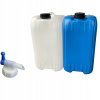 Kanister na benzín - 25L nádoba s nádobou na bublinu vodou (25l kanister s bublinkovou nádobou na vodovodný kohútik) Kanister na benzín - 25L nádoba s nádobou na bublinu vodou (25l kanister s bublinkovou nádobou na vodovodný kohútik)