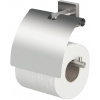 Spirella Nástenný držiak na toaletný papier NYO s krytom, kefovaná nehrdzavejúca oceľ, 14 cm Spirella Nástenný držiak na toaletný papier NYO s krytom, kefovaná nehrdzavejúca oceľ, 14 cm