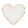 Cotton & Sweets Boho Bubble dekoračný vankúš srdce vanilka Rozmery: malý Cotton & Sweets Boho Bubble dekoračný vankúš srdce vanilka Rozmery: malý