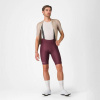 CASTELLI Cyklistické nohavice krátke s trakmi - ESPRESSO 2 - bordová 2XL CASTELLI Cyklistické nohavice krátke s trakmi - ESPRESSO 2 - bordová 2XL