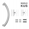 MPkovania FT - MADLO kód K39 Ø 32 mm SP ks, 382 mm, 350 mm, NEM - nerez matná (F60) MPkovania FT - MADLO kód K39 Ø 32 mm SP ks, 382 mm, 350 mm, NEM - nerez matná (F60)
