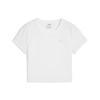 Dámske Tričko s krátkym rukávom PUMA DARE TO TEXTURED BABY TEE 62980602 – Biela Dámske Tričko s krátkym rukávom PUMA DARE TO TEXTURED BABY TEE 62980602 – Biela