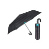 PERLETTI Time, Pánsky automatický skladací dáždnik Gessato / čierny, 26346 PERLETTI Time, Pánsky automatický skladací dáždnik Gessato / čierny, 26346