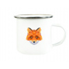 Plechový hrnček liška Plechový hrnček liška