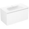 Mexen Orio, kúpeľňová skrinka 90 cm s umývadlom Vela, 1 zásuvka, biela matná, 91A10-09047-1-BF01-W23M01 Mexen Orio, kúpeľňová skrinka 90 cm s umývadlom Vela, 1 zásuvka, biela matná, 91A10-09047-1-BF01-W23M01
