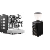 Rocket Espresso Appartamento, black/white + Stone Espresso Pebble, black Rocket Espresso Appartamento, black/white + Stone Espresso Pebble, black