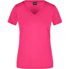 James & Nicholson | JN 735, Dámske tričko s výstrihom do V, ružová, L James & Nicholson | JN 735, Dámske tričko s výstrihom do V, ružová, L