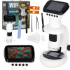 Mikroskop cyfrowy elektroniczny wifi USB ekran LCD 200x 1000x akcesoria Mikroskop cyfrowy elektroniczny wifi USB ekran LCD 200x 1000x akcesoria