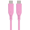 Kabel PremiumCord USB-C M/M 60W 480Mbps silikonový extra měkký 1,5m, růžový Kabel PremiumCord USB-C M/M 60W 480Mbps silikonový extra měkký 1,5m, růžový
