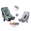 Set 2v1 autosedačky BeSafe STRETCH + Ochranný poťah 2025 Stretch sea green mélange Set 2v1 autosedačky BeSafe STRETCH + Ochranný poťah 2025 Stretch sea green mélange