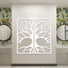 drevo zivota Drevený strom na stenu Kelt z dvoch dielov Farebný vzor: Biela, Veľkosť viacdielov: 63x60 drevo zivota Drevený strom na stenu Kelt z dvoch dielov Farebný vzor: Biela, Veľkosť viacdielov: 63x60