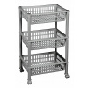 Kúpeľňový regál Plast Team Jumbo Eco 29 x 39,4 x 68,5 cm, sivý Kúpeľňový regál Plast Team Jumbo Eco 29 x 39,4 x 68,5 cm, sivý