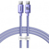 Baseus CAJY000605 Crystal Shine Series Dátový USB-C - USB-C 100W, 1,2m Baseus CAJY000605 Crystal Shine Series Dátový USB-C - USB-C 100W, 1,2m
