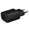 Cestovná nabíjačka Samsung EP-TA800NBE USB-C 25W, black Cestovná nabíjačka Samsung EP-TA800NBE USB-C 25W, black