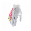 Rukavice ITRACK, 100% - USA (biela) Velikost: S Rukavice ITRACK, 100% - USA (biela) Velikost: S