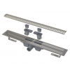 Podlahový žľab s okrajom pre perforovaný rošt, 550mm Podlahový žľab s okrajom pre perforovaný rošt, 550mm