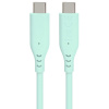 Kabel PremiumCord USB-C M/M 60W 480Mbps silikonový extra měkký 1,5m, tyrkysový Kabel PremiumCord USB-C M/M 60W 480Mbps silikonový extra měkký 1,5m, tyrkysový