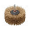 Brush 80mm wood Mounting rod 8mm wire Plating brass W 35mm Brush 80mm wood Mounting rod 8mm wire Plating brass W 35mm