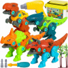 Konštrukčné kocky DINOZAURY na krútenie SADA so skrutkovačom Konštrukčné kocky DINOZAURY na krútenie SADA so skrutkovačom