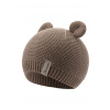 STERNTALER Čiapka pletená GOTS bavlnená s uškami hnedá uni veľ. 39 cm - 3-4 m 4702413-986-39 STERNTALER Čiapka pletená GOTS bavlnená s uškami hnedá uni veľ. 39 cm - 3-4 m 4702413-986-39