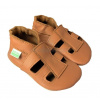 Detské celoročné topánky Hopi Hop sandálky Koňakové Veľkosť: L Detské celoročné topánky Hopi Hop sandálky Koňakové Veľkosť: L
