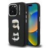 Karl Lagerfeld Grained PU K&CH Heads zadný kryt pre iPhone 16 Pro Max Black Karl Lagerfeld Grained PU K&CH Heads zadný kryt pre iPhone 16 Pro Max Black