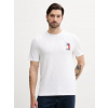 Tommy Hilfiger pánske biele tričko MW0MW39354 XL Tommy Hilfiger pánske biele tričko MW0MW39354 XL