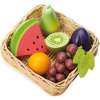 Leaf Toys Fruity Basket Tender drevený košík s ovocím s hroznom hruškou melónom a slivkou Leaf Toys Fruity Basket Tender drevený košík s ovocím s hroznom hruškou melónom a slivkou