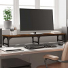 Stojan na monitor hnědý dub 105 x 23 x 15,5 cm kompozitní dřevo Hnědá 834014 Stojan na monitor hnědý dub 105 x 23 x 15,5 cm kompozitní dřevo Hnědá 834014