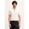 Bavlnené polo tričko Tommy Hilfiger MW0MW41613 béžová S Bavlnené polo tričko Tommy Hilfiger MW0MW41613 béžová S