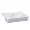 Laufen Pro B Umývadlo s polospádom 56 x 44 cm bez otvoru, biele H8129610001091 Laufen Pro B Umývadlo s polospádom 56 x 44 cm bez otvoru, biele H8129610001091