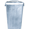 Oceľová popolnica, objem 95 l, s vekom, zinkovaná Oceľová popolnica, objem 95 l, s vekom, zinkovaná