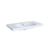 Geberit Acanto Umyvadlo 90x48,2 cm s odkládací plochou, bez otvoru, přepad, bílá/KeraTect 500.624.01.8 Geberit Acanto Umyvadlo 90x48,2 cm s odkládací plochou, bez otvoru, přepad, bílá/KeraTect 500.624.01.8