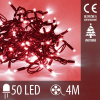 Vianočná reťaz LED 50 LED - červená Vianočná reťaz LED 50 LED - červená