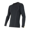 Pánske funkčné tričko s dlhým rukávom SENSOR Merino Active black XXXL Pánske funkčné tričko s dlhým rukávom SENSOR Merino Active black XXXL