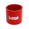 Silikónová spojka rovná TurboWorks 114mm, Červená Silikónová spojka rovná TurboWorks 114mm, Červená