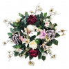 Veniec umelé ruže, pivonky, margaréty, clematis a doplnky 50cm Veniec umelé ruže, pivonky, margaréty, clematis a doplnky 50cm