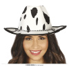 Kovbojský klobúk čierno - biely filcový Kovbojský klobúk čierno - biely filcový