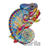 Dřevěné puzzle: Chameleon - RECENTTOYS Dřevěné puzzle: Chameleon - RECENTTOYS