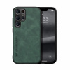 Kožený kryt Skin Feel na Samsung Galaxy S24 Ultra 5G - Zelená Kožený kryt Skin Feel na Samsung Galaxy S24 Ultra 5G - Zelená