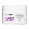 Goldwell Dualsenses Blondes & Highlights maska pre melírované vlasy 60sec Treatment for Blonde & Hightlighted Hair 200 ml Goldwell Dualsenses Blondes & Highlights maska pre melírované vlasy 60sec Treatment for Blonde & Hightlighted Hair 200 ml