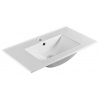 Sapho Sapho, SLIM keramické umývadlo, nábytkové, 80x46cm, biela, 1601-80 Sapho Sapho, SLIM keramické umývadlo, nábytkové, 80x46cm, biela, 1601-80