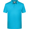DAIBER JN 8010 / Pánska polokošeľa z bio bavlny - turquoise M DAIBER JN 8010 / Pánska polokošeľa z bio bavlny - turquoise M