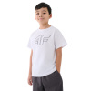 Chlapčenské tričko s krátkym rukávom 4F JUNIOR-TSHIRT M2331-10S-WHITE Biela 134 2026 Chlapčenské tričko s krátkym rukávom 4F JUNIOR-TSHIRT M2331-10S-WHITE Biela 134 2026
