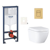 Siko Závěsný WC set do lehkých stěn / předstěnová montáž GROHE Euro Ceramic GRSEUSCGN0 Siko Závěsný WC set do lehkých stěn / předstěnová montáž GROHE Euro Ceramic GRSEUSCGN0