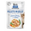 Brit Care Cat Fillets in Jelly Choice Chicken with Cheese 85 g Brit Care Cat Fillets in Jelly Choice Chicken with Cheese 85 g