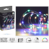 Vianočná reťaz 100 LED, farebná, na baterky, časovač Vianočná reťaz 100 LED, farebná, na baterky, časovač