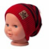 BABY NELLYS Zimná pletená čiapočka s šálom TEDDY - hnědá s brmbolcami, vel. 62/68 BABY NELLYS Zimná pletená čiapočka s šálom TEDDY - hnědá s brmbolcami, vel. 62/68